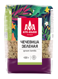 ЧЕЧЕВИЦА АГРО АЛЬЯНС ЗЕЛ М\У 450 ГР *8