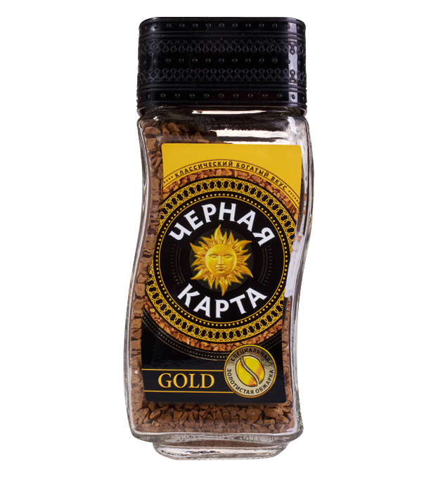 КОФЕ ЧЁРНАЯ КАРТА ГОЛД С\Б 47,5 ГР *12