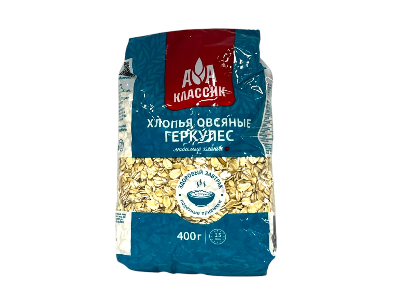 ХЛОПЬЯ ГЕРКУЛЕС АГРО АЛЬЯНС М\У 400 ГР *12 