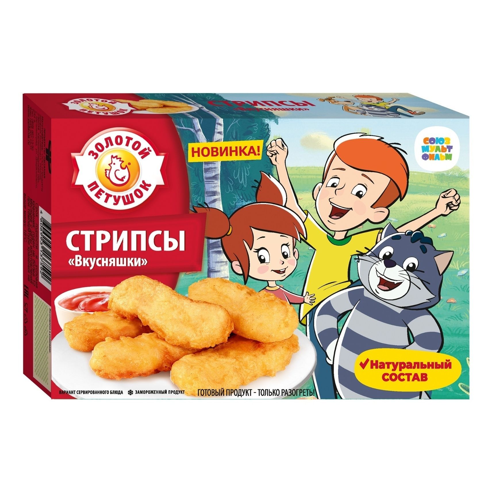 СТРИПСЫ З\ПЕТУШОК ВКУСНЯШКИ КОР 300 ГР *12