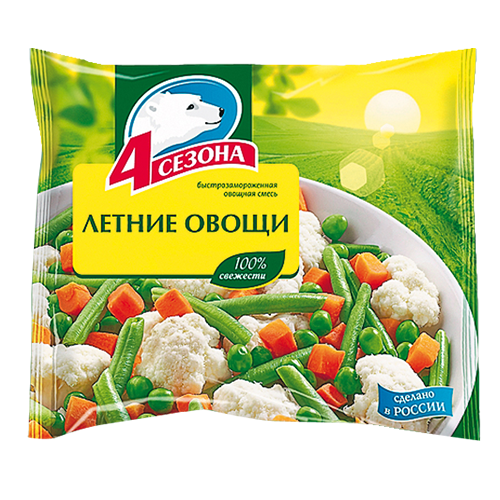 ЛЕТНИЕ ОВОЩИ 4 СЕЗОНА М\У 400 ГР *20