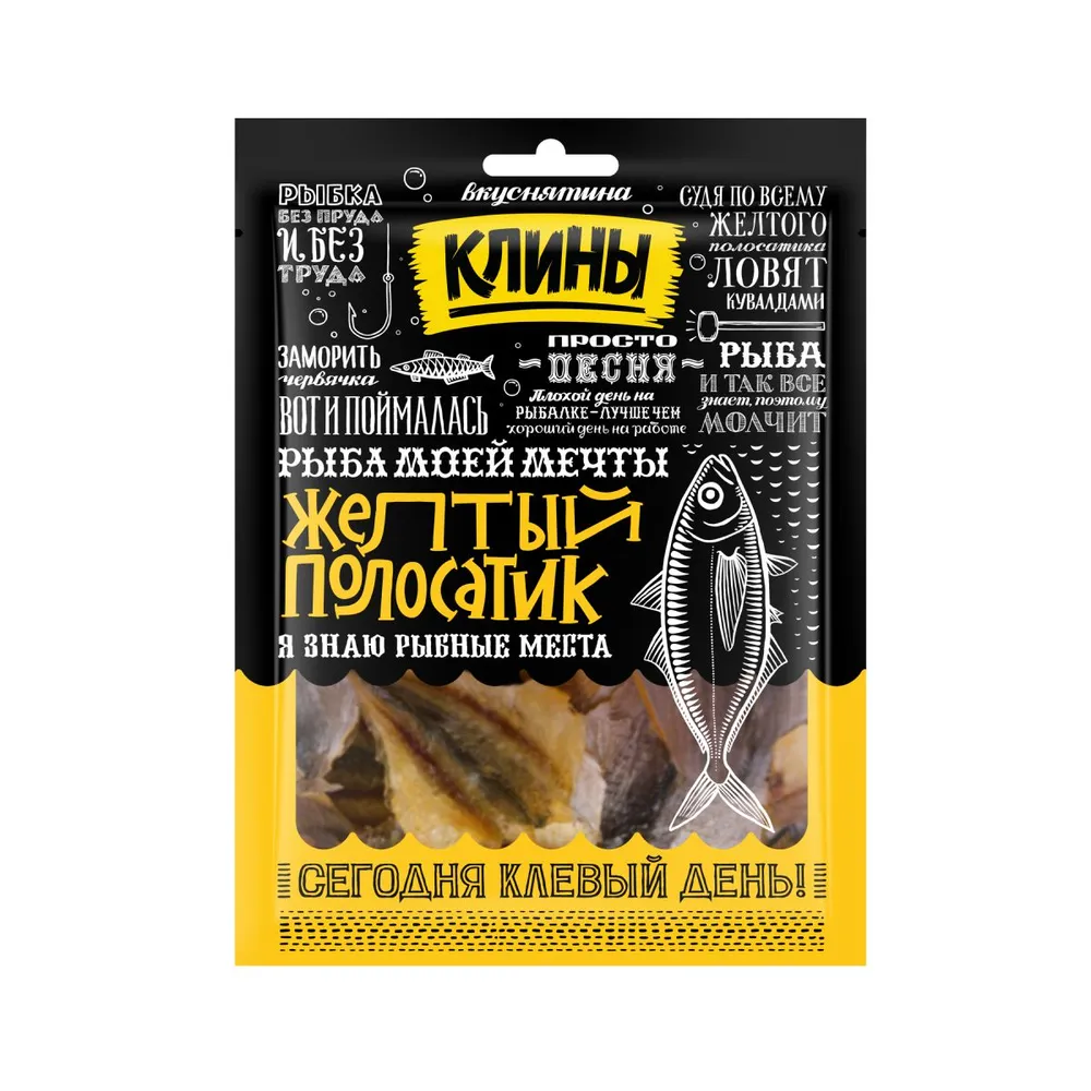 ЖЕЛТЫЙ ПОЛОСАТИК КЛИНЫ М\У 40 ГР *