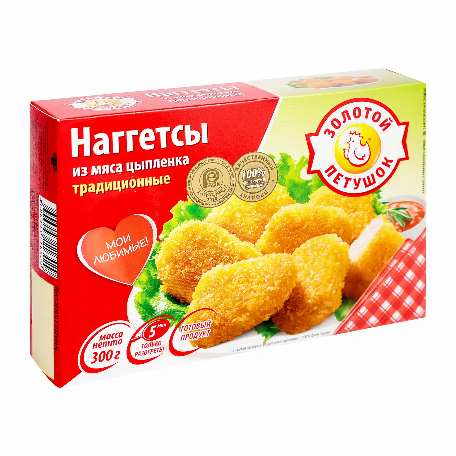 НАГГЕТСЫ З\ПЕТУШОК ТРДИЦ КОР 300 ГР *12