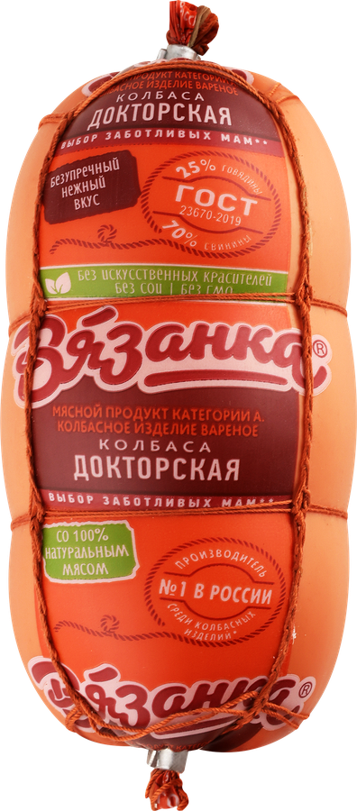 КОЛБАСА ВЯЗАНКА ДОКТОРСКАЯ 400 ГР