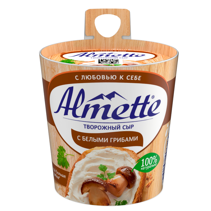 СЫР ТВОРОЖ АЛМЕТТЕ ГРИБЫ СТАК 150 ГР *8