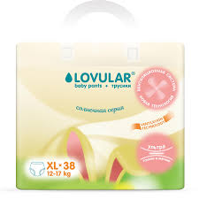 ТРУСИКИ LOVULAR СОЛНЕЧНАЯ XL 38 ШТ *4