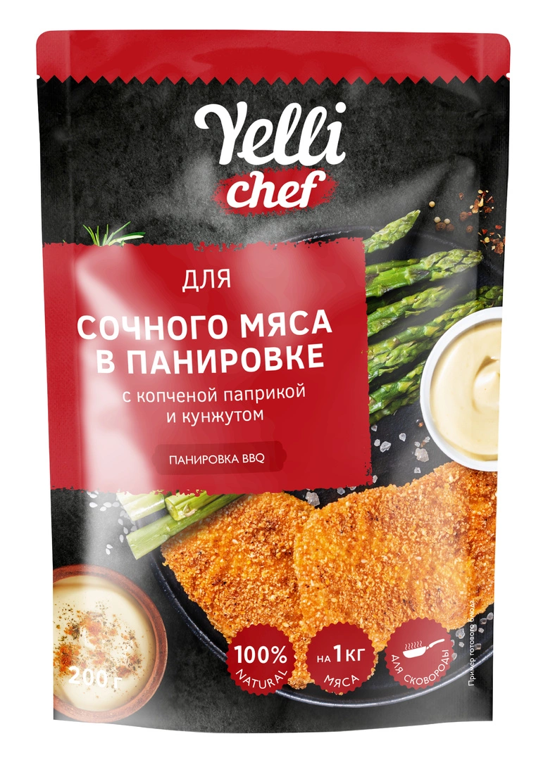 СМЕСЬ ПАНИРОВОЧНАЯ ВЕЛЛИ ШЕФ СОЧ МЯСО М\У 240 ГР *