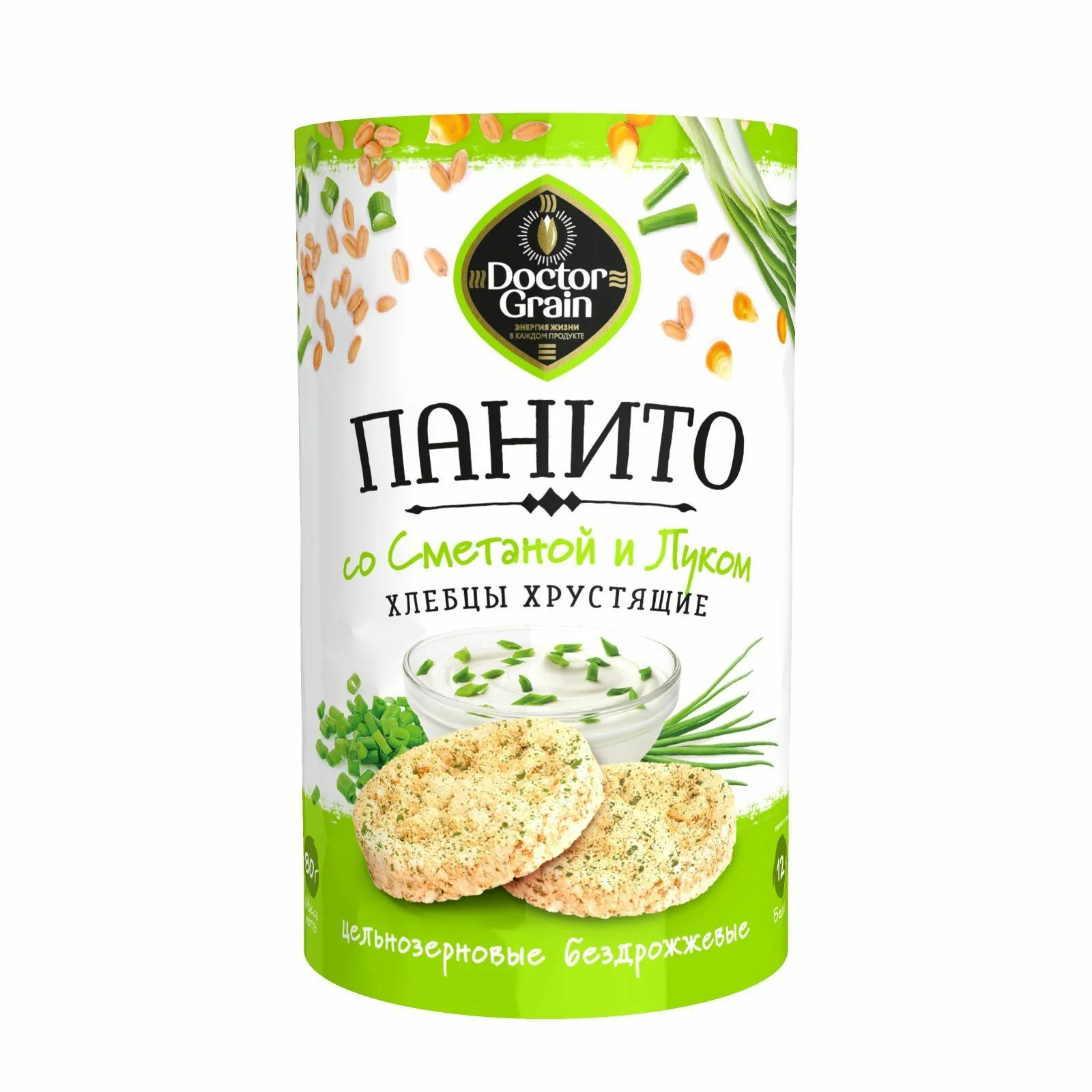 ХЛЕБЦЫ ДР ГРЕЙН ПАНИТО СМЕТАНА ЛУК М\У КРУГ 80 ГР *