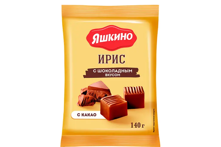 ИРИС ЯШКИНО ШОК КАКАО М\У 140 ГР *28