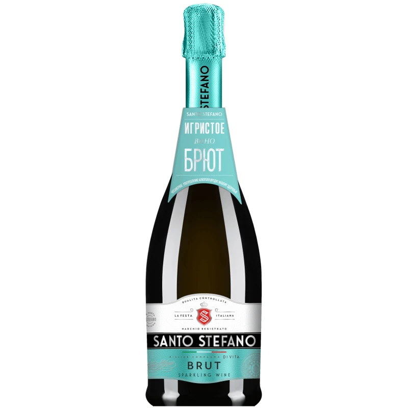 ШАМПАНСКОЕ САНТО СТЕФАНО БРЮТ БЕЛОЕ П\У 0,75 Л