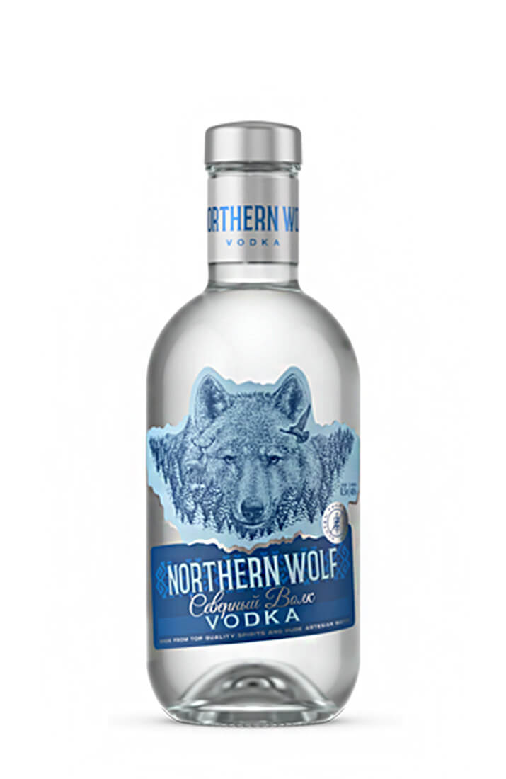ВОДКА СЕВЕРНЫЙ ВОЛК 1 Л