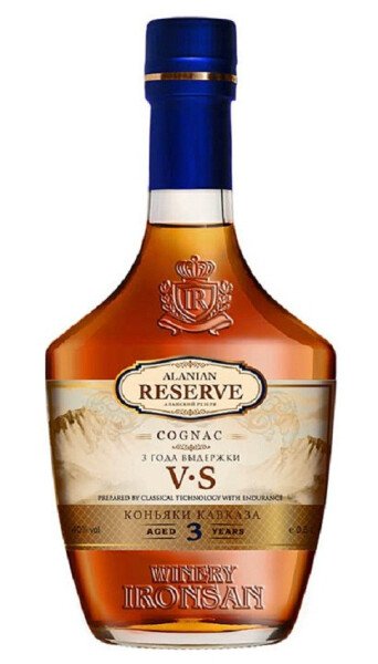 КОНЬЯК АЛАНСКИЙ РЕЗЕРВ 3 ЛЕТ 0,5 Л *6