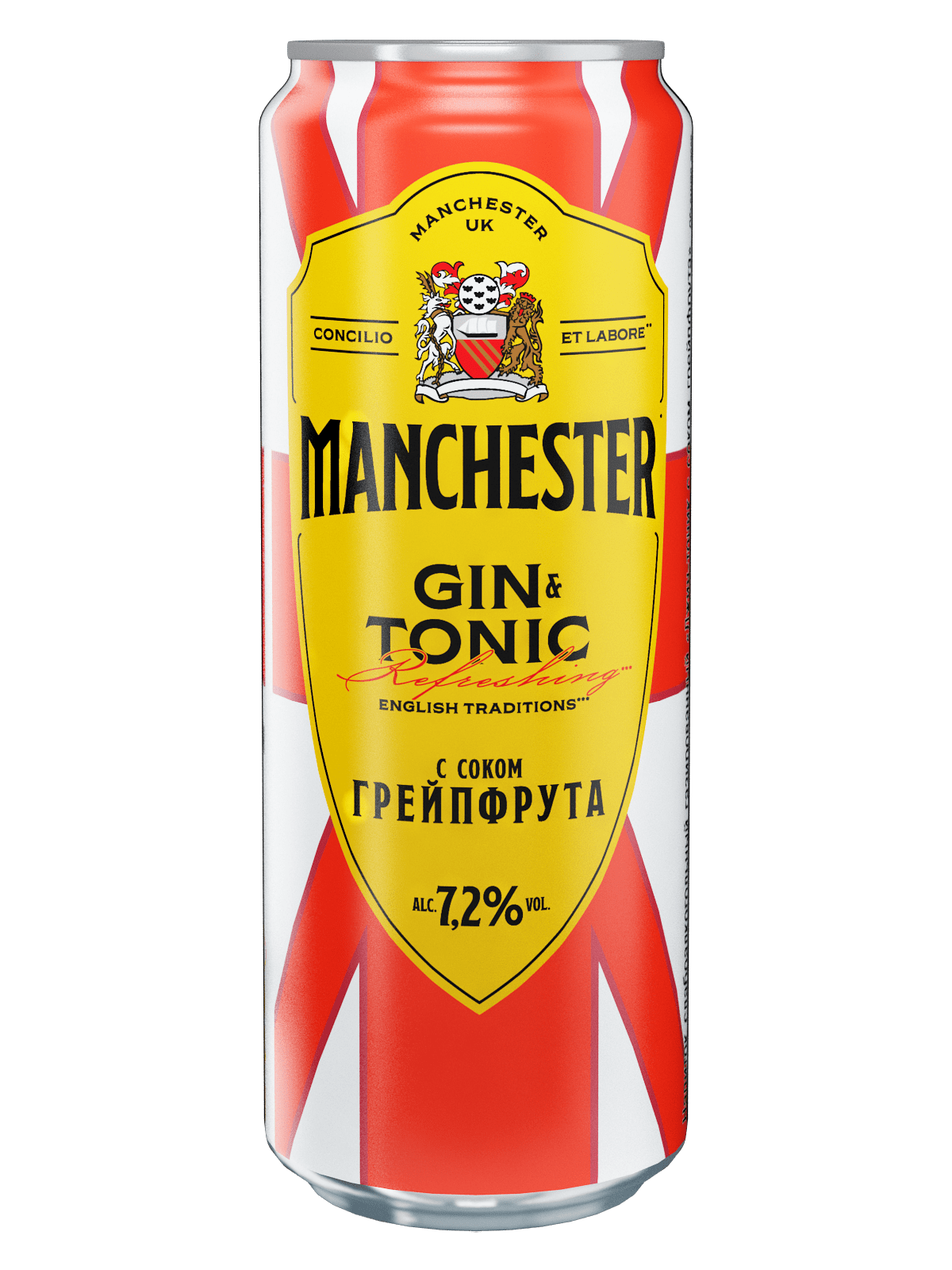 ДЖИН ТОНИК МАНЧЕСТЕР ГРЕЙПФРУТ СБ\АЛК Ж\Б 0,45 Л *12
