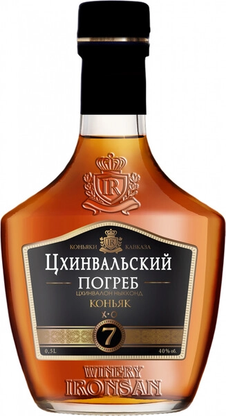 КОНЬЯК ЦХИНВАЛЬСКИЙ ПОГРЕБ 7 ЛЕТ 0,5 Л *6