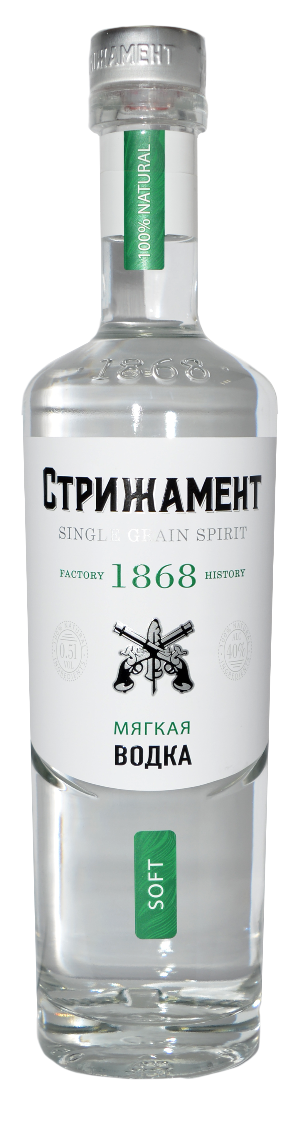 ВОДКА СТРИЖАМЕНТ МЯГКАЯ 0,5 Л