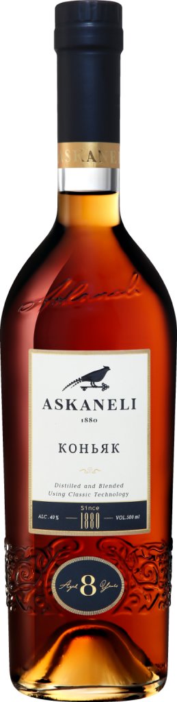 КОНЬЯК АСКАНЕЛИ 8 ЛЕТ РКАЦИТЕЛИ 0,5 Л