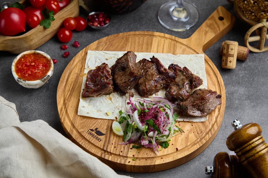 Шашлык из говяжьей вырезки