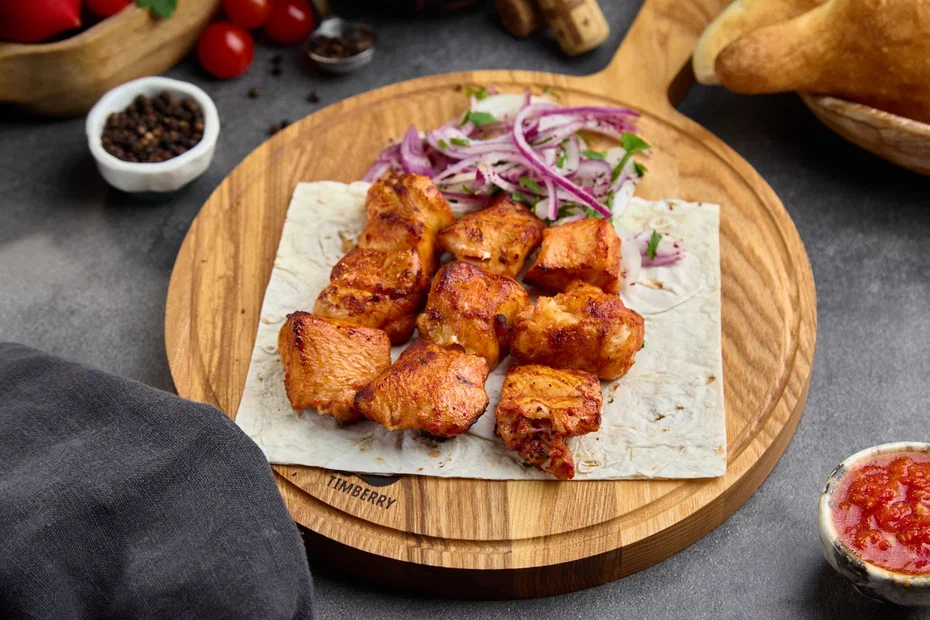 Шашлык из куриной грудки