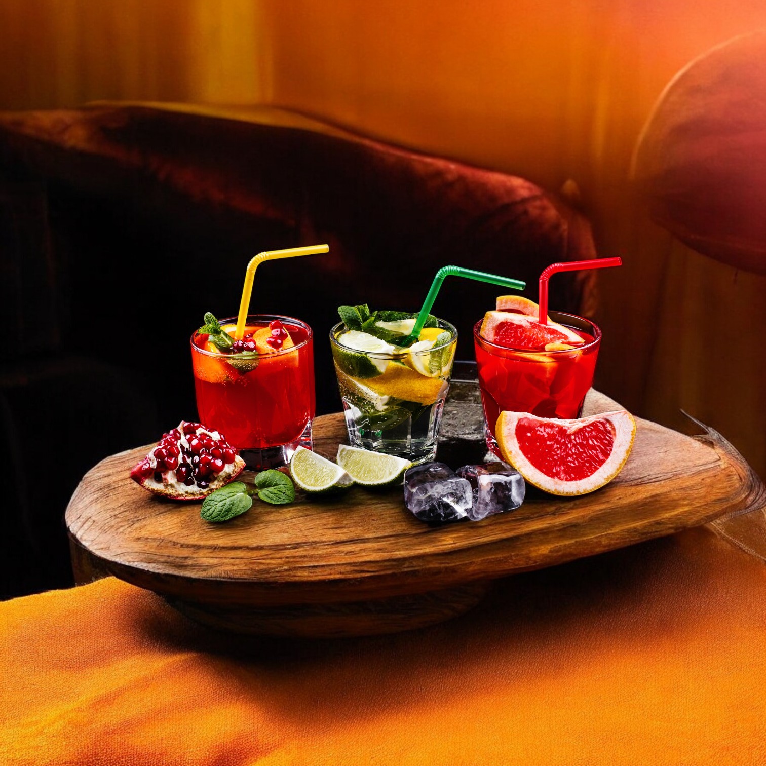 Коктейли и соки