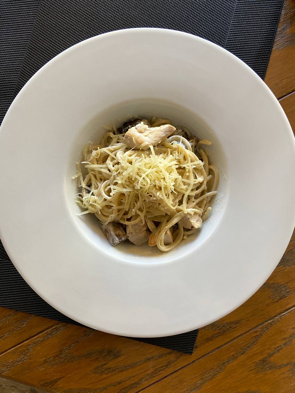 Курица и грибы