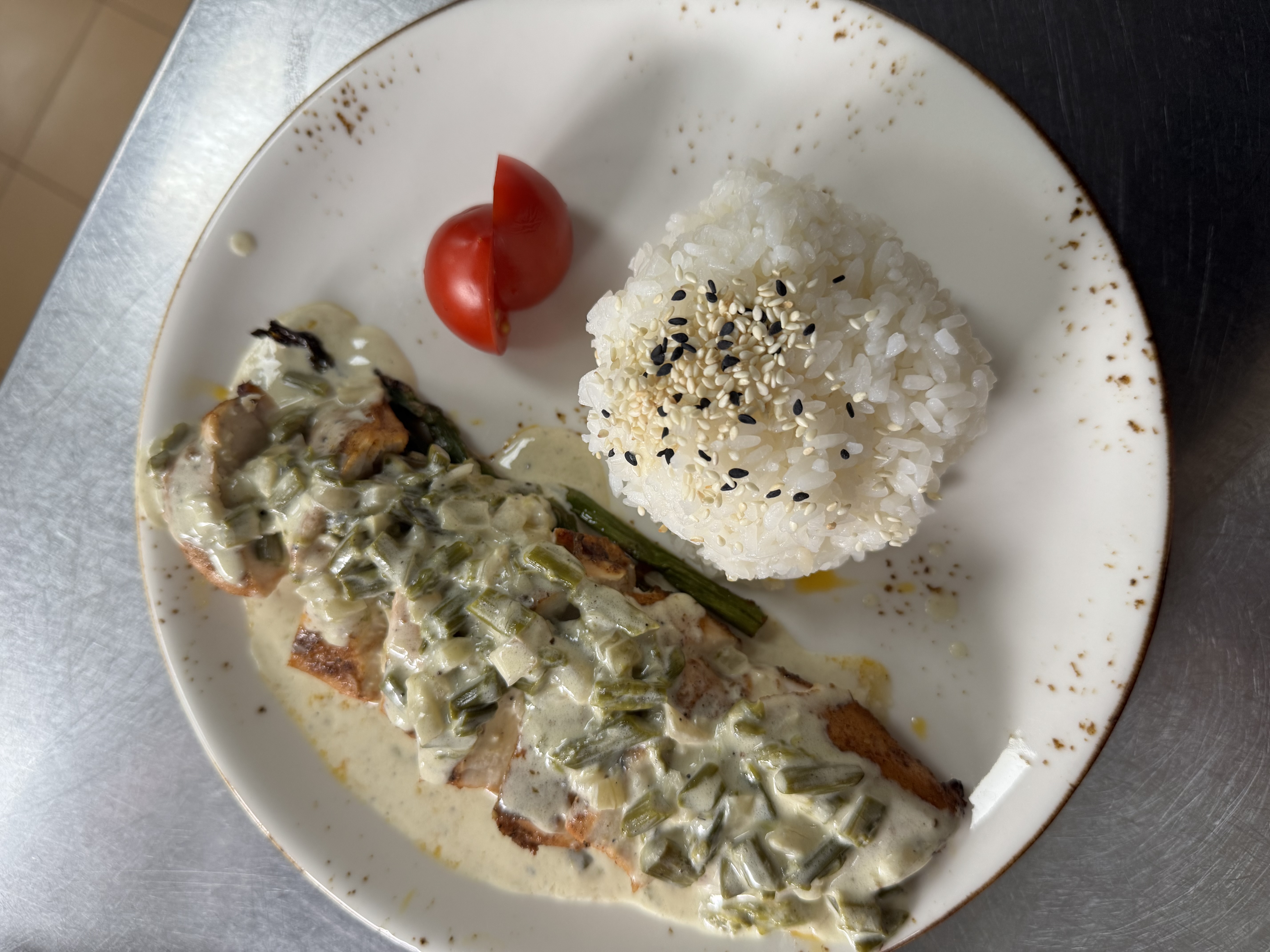 Филе куриное с японским рисом