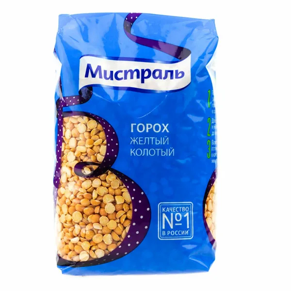 Горох желтый колотый «Мистраль»