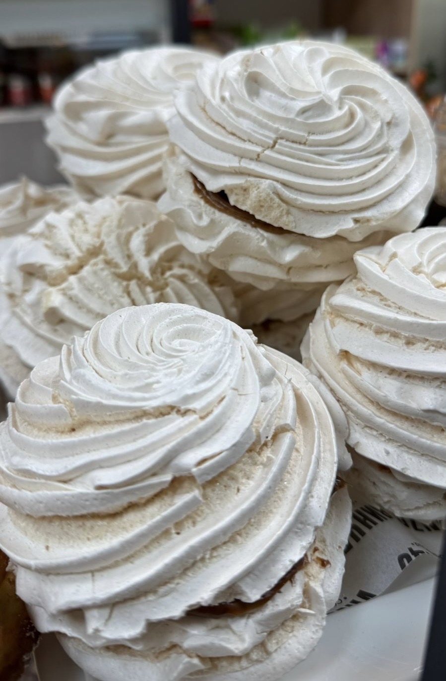 Безе со сгущенкой