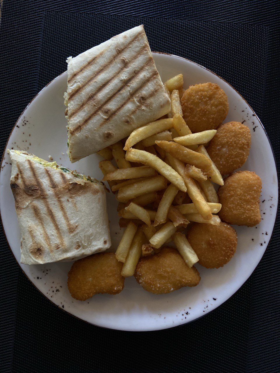 Буррито сет с картошкой фри