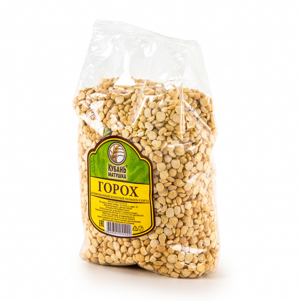 Горох шлифованный колотый «Кубань матушка»