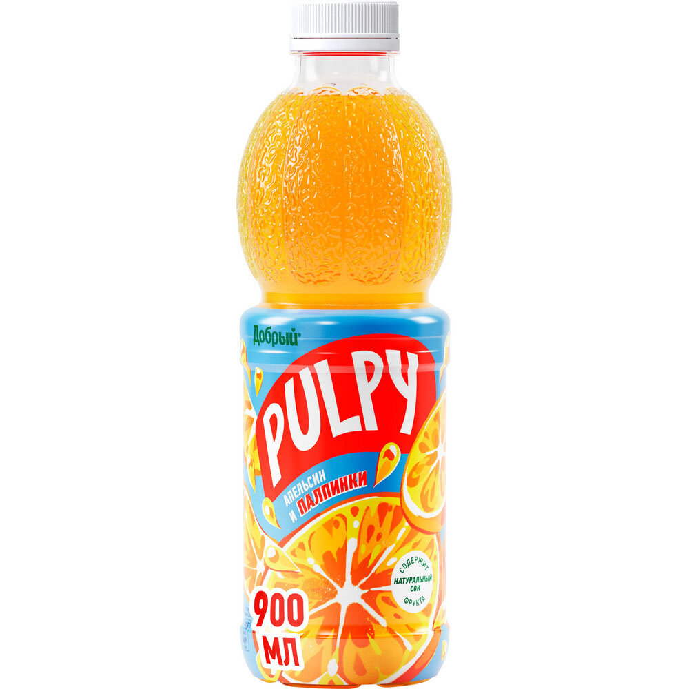 PULPY апельсин - 0,9л