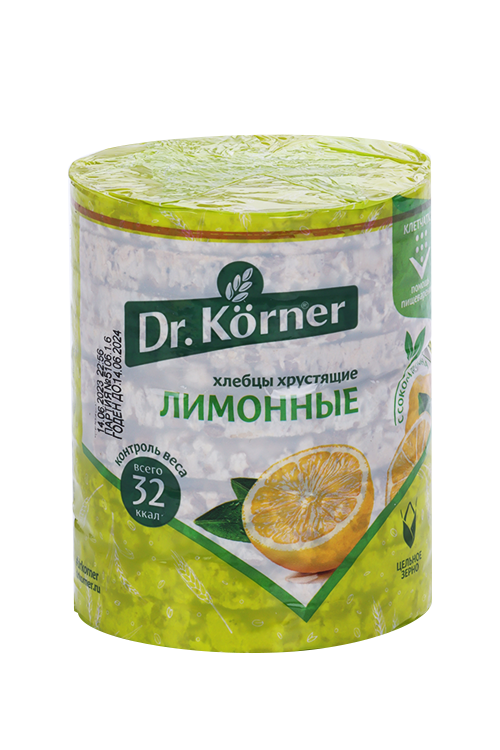 Хлебцы Dr.Korner Злаковый коктейль лимонный 100 г