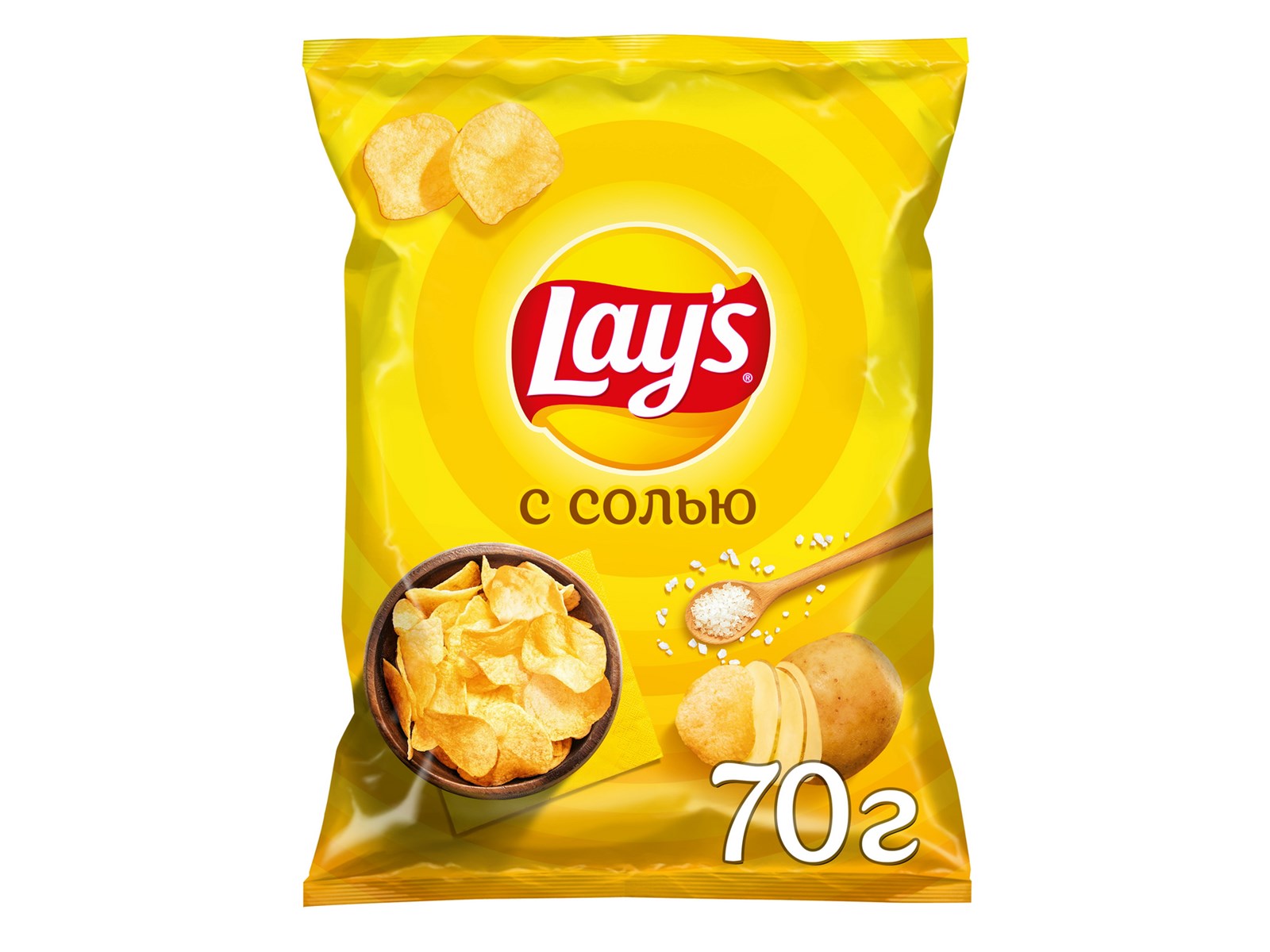 Чипсы Lay's С солью, 70г