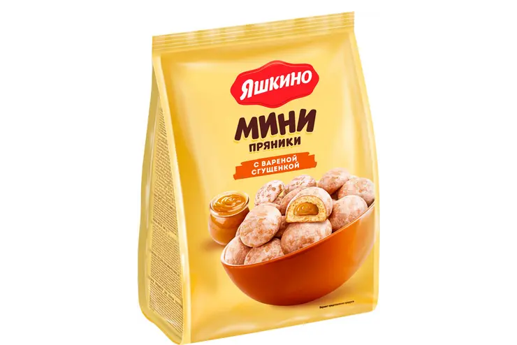 «Яшкино», пряники с вареной сгущенкой, 300 г