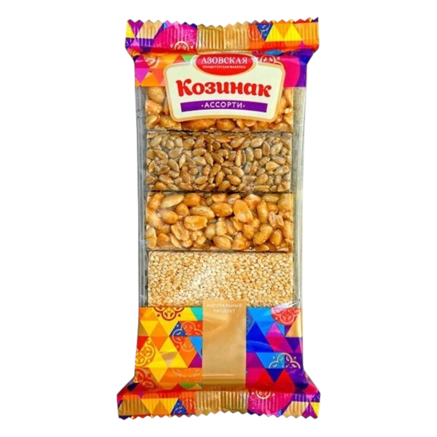 Козинак ассорти: подсолнечный, кунжутный, арахисовый 280г