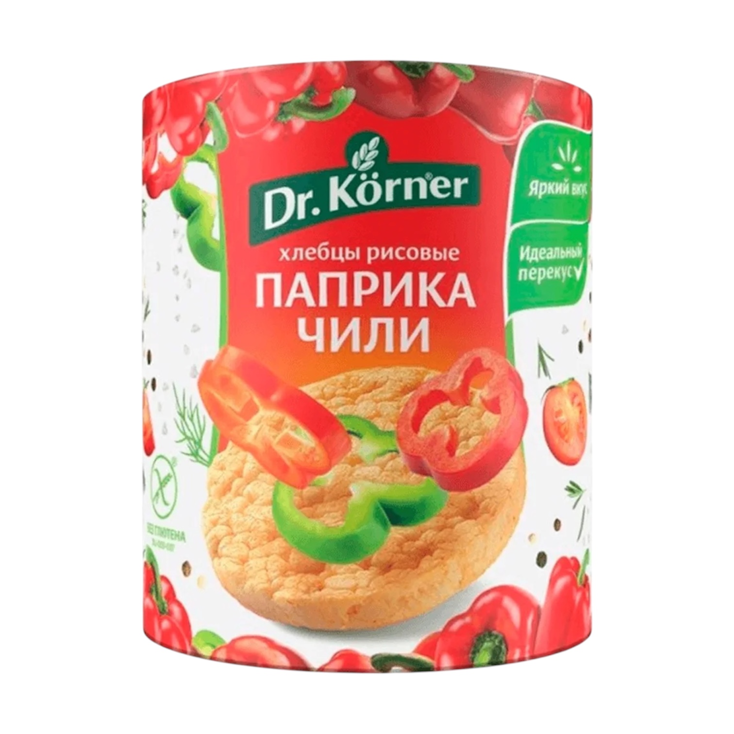 Хлебцы Dr.Korner Рисовые с паприкой и чили 80г