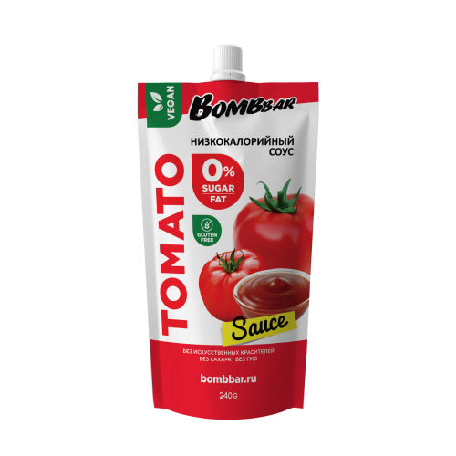 Соус BOMBBAR Томатный низкокалорийный, 240гр