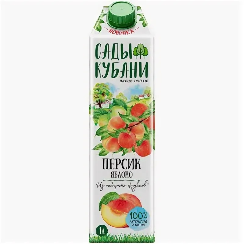 САДЫ КУБАНИ персик яблоко - 1л