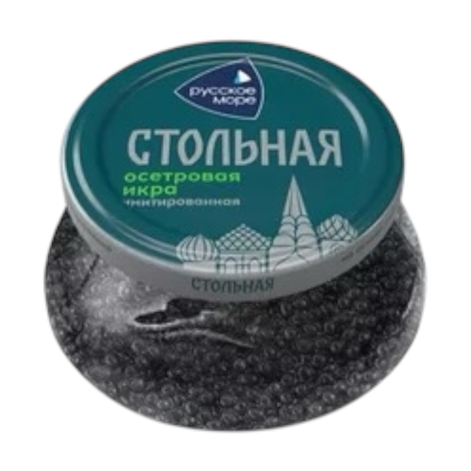 Икра осетровая Русское море Стольная имитация 230 г