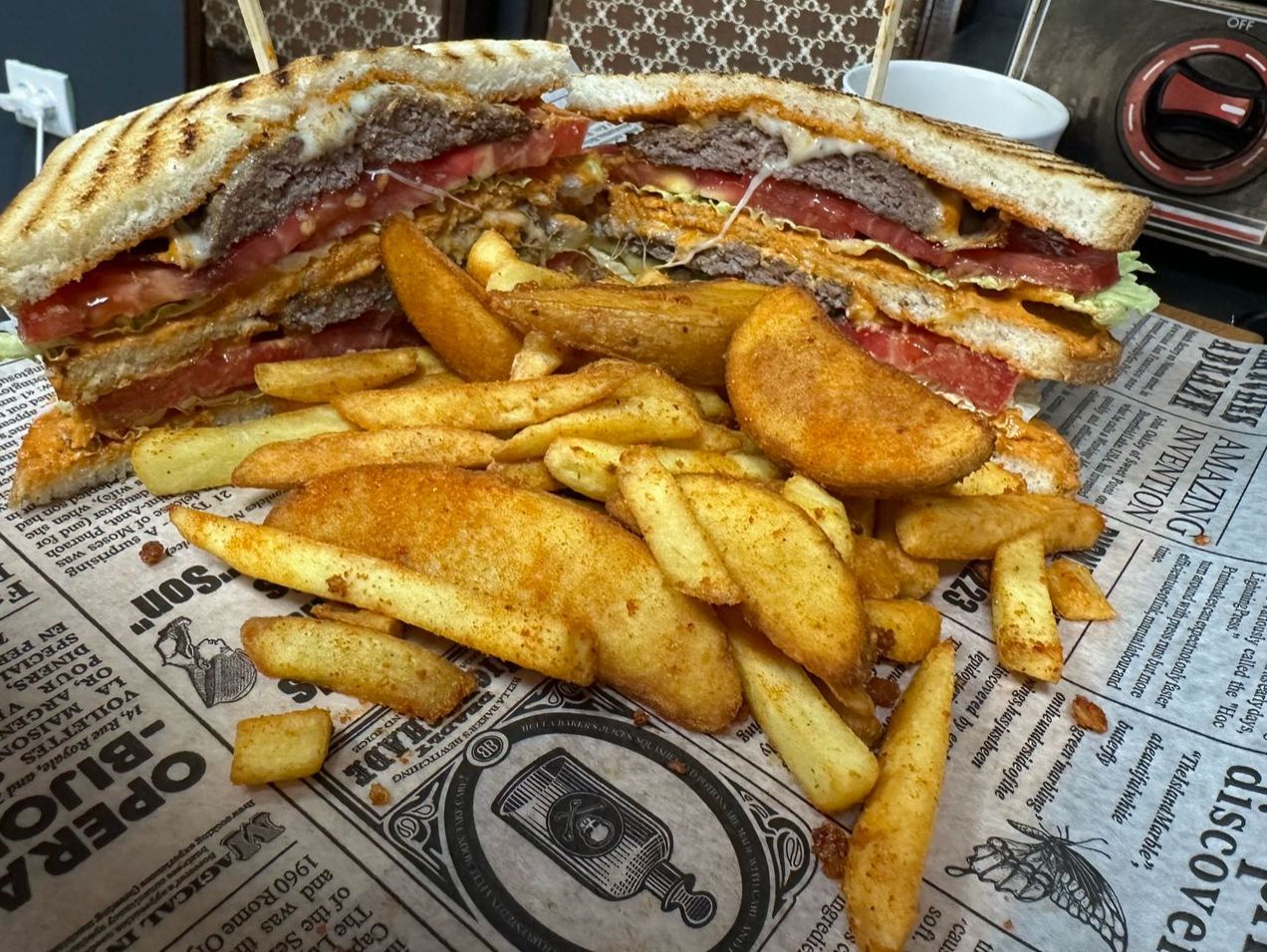 Сэндвич с говядиной двойной