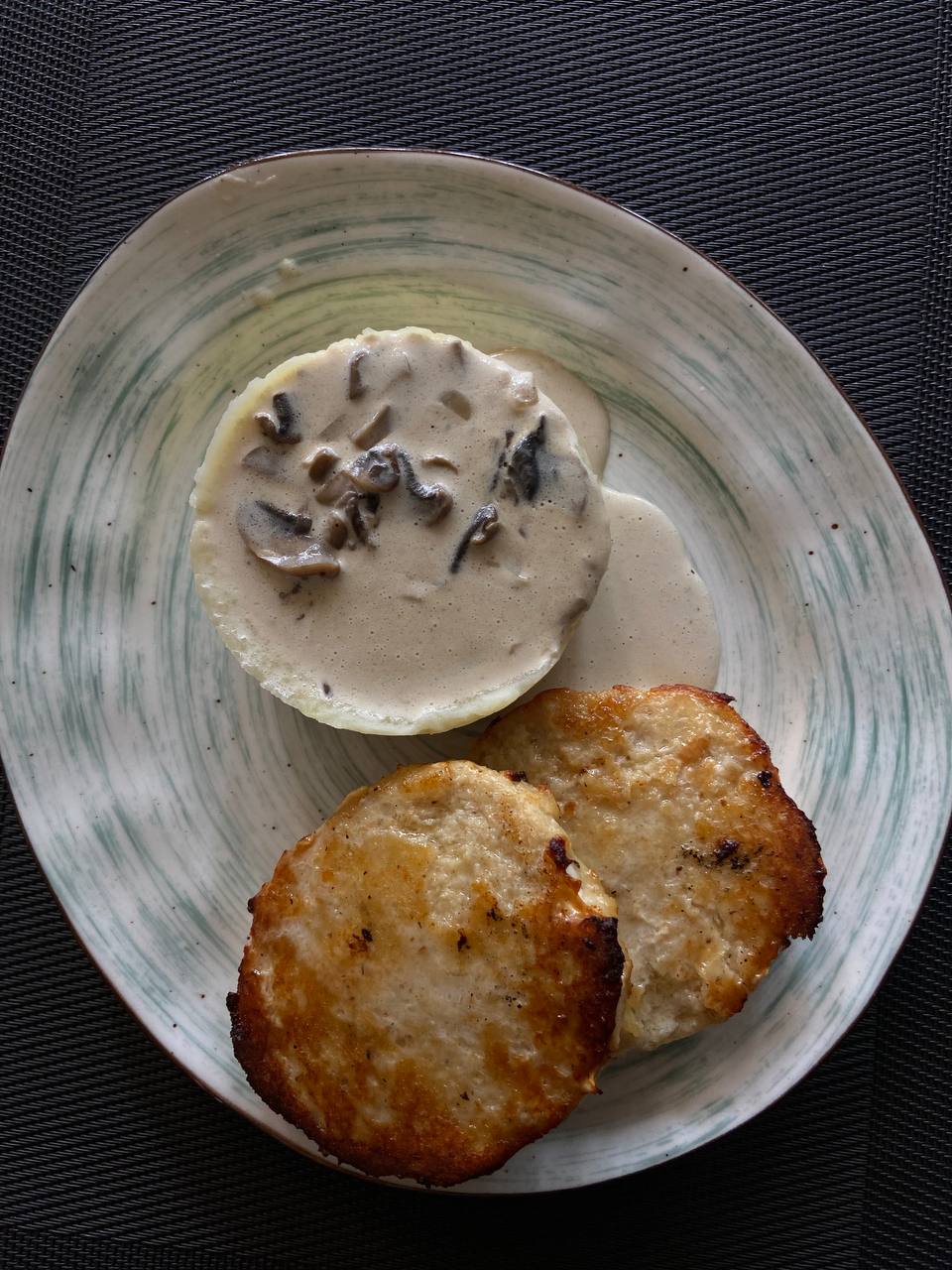 Котлеты куриные с пюре