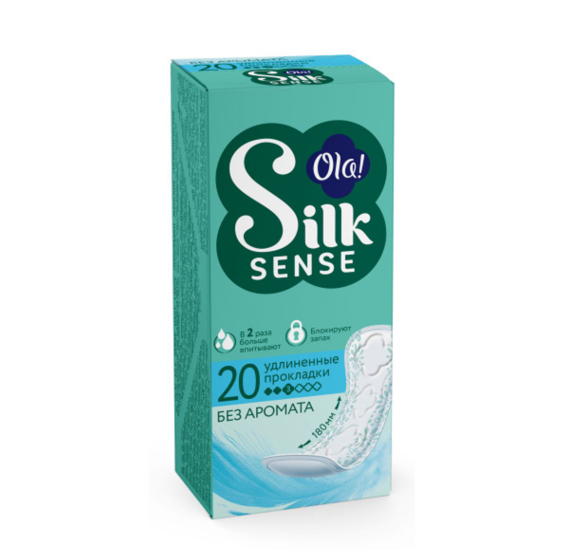 Прокладки ежедневные Ola! Silk Sense Daily без аромата Large (20 шт)