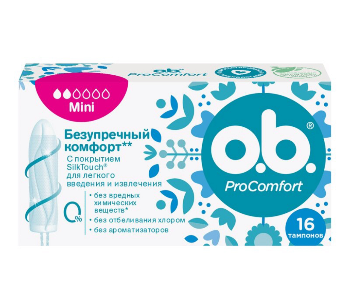 Тампоны o.b. ProComfort Mini 16 шт