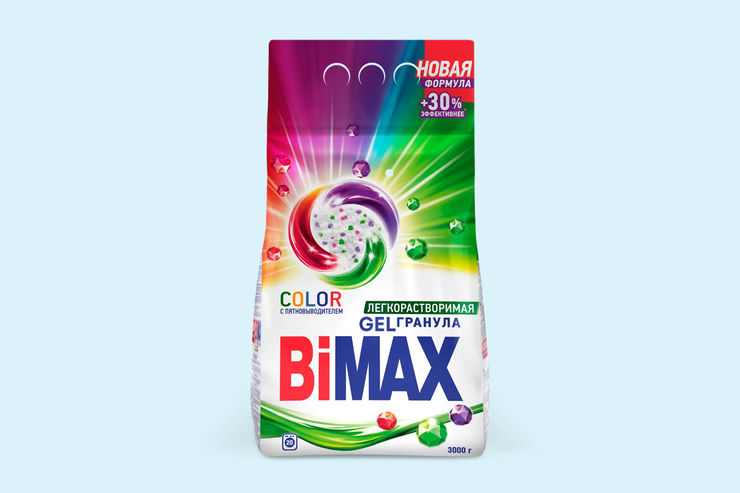 Порошок для машинной стирки BiMax "Color", 3кг