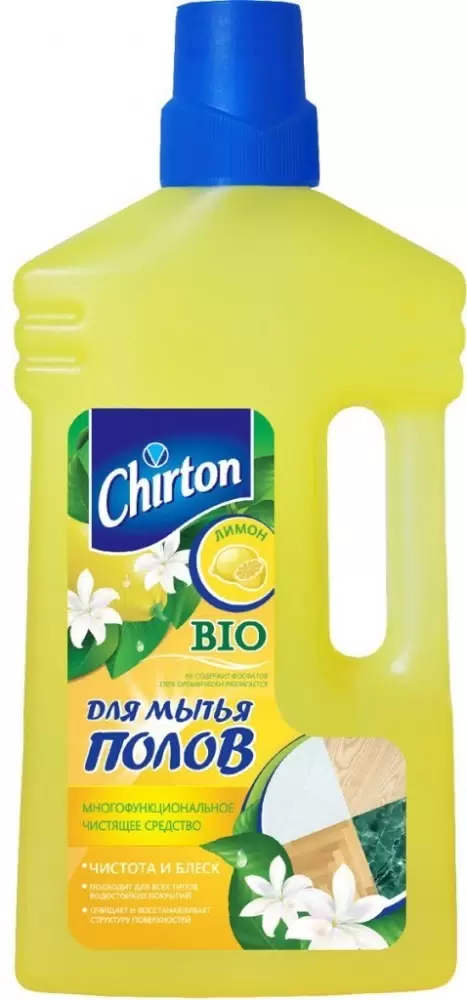 Моющее средство CHIRTON Лимон, для мытья полов, 1 л