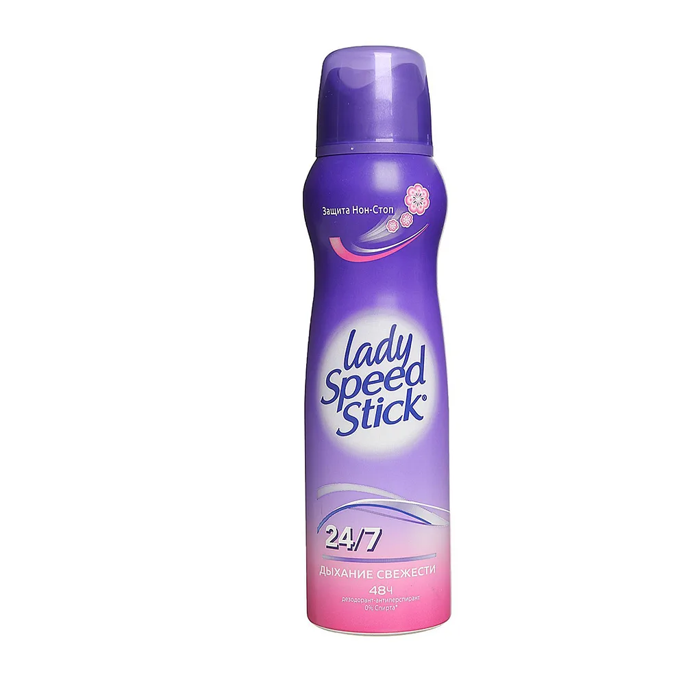 Дезодорант-антиперспирант спрей Lady Speed Stick 24/7 Дыхание Свежести (150 мл)