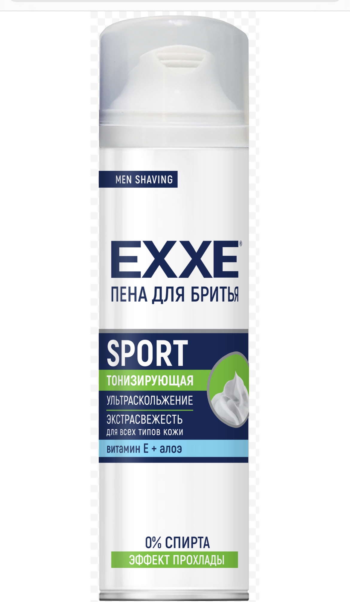 Пена для бритья EXXE Sport Energy, тонизирующая, 200 мл