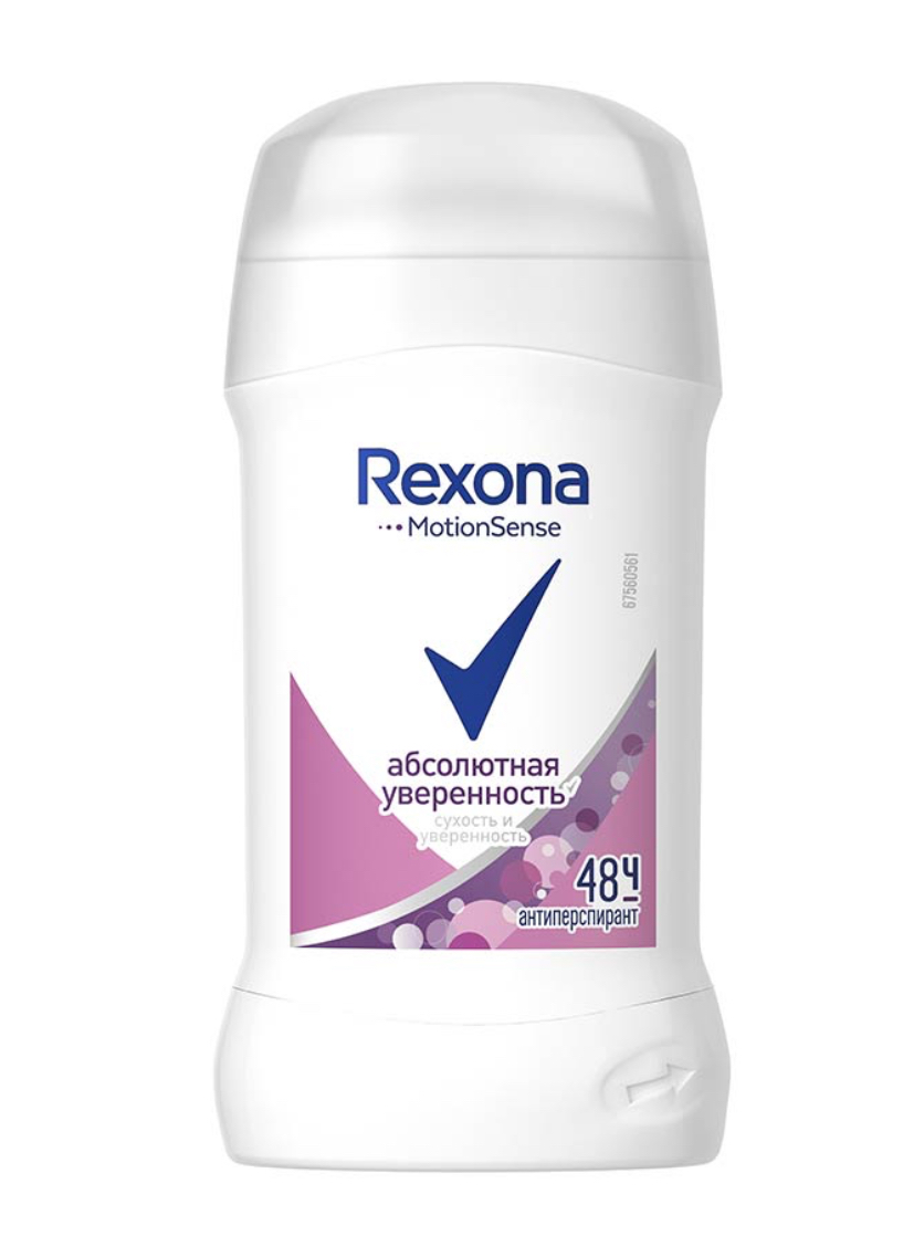 Антиперспирант-карандаш  REXONA Абсолютная уверенность, 40 мл