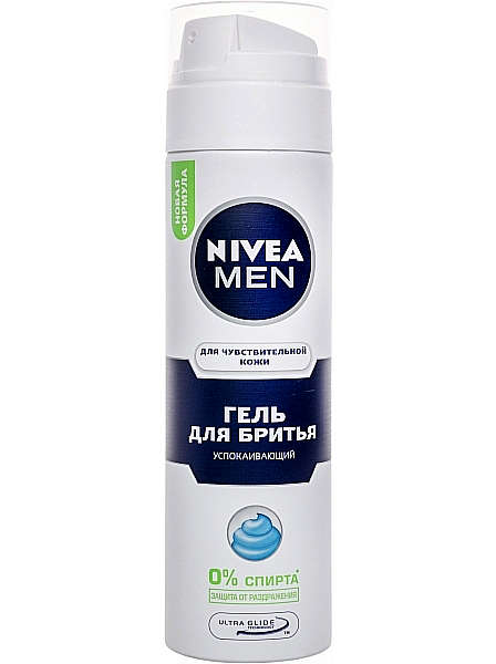 Гель для бритья NIVEA MEN Успокаивающий для чувствительной кожи (200 мл)