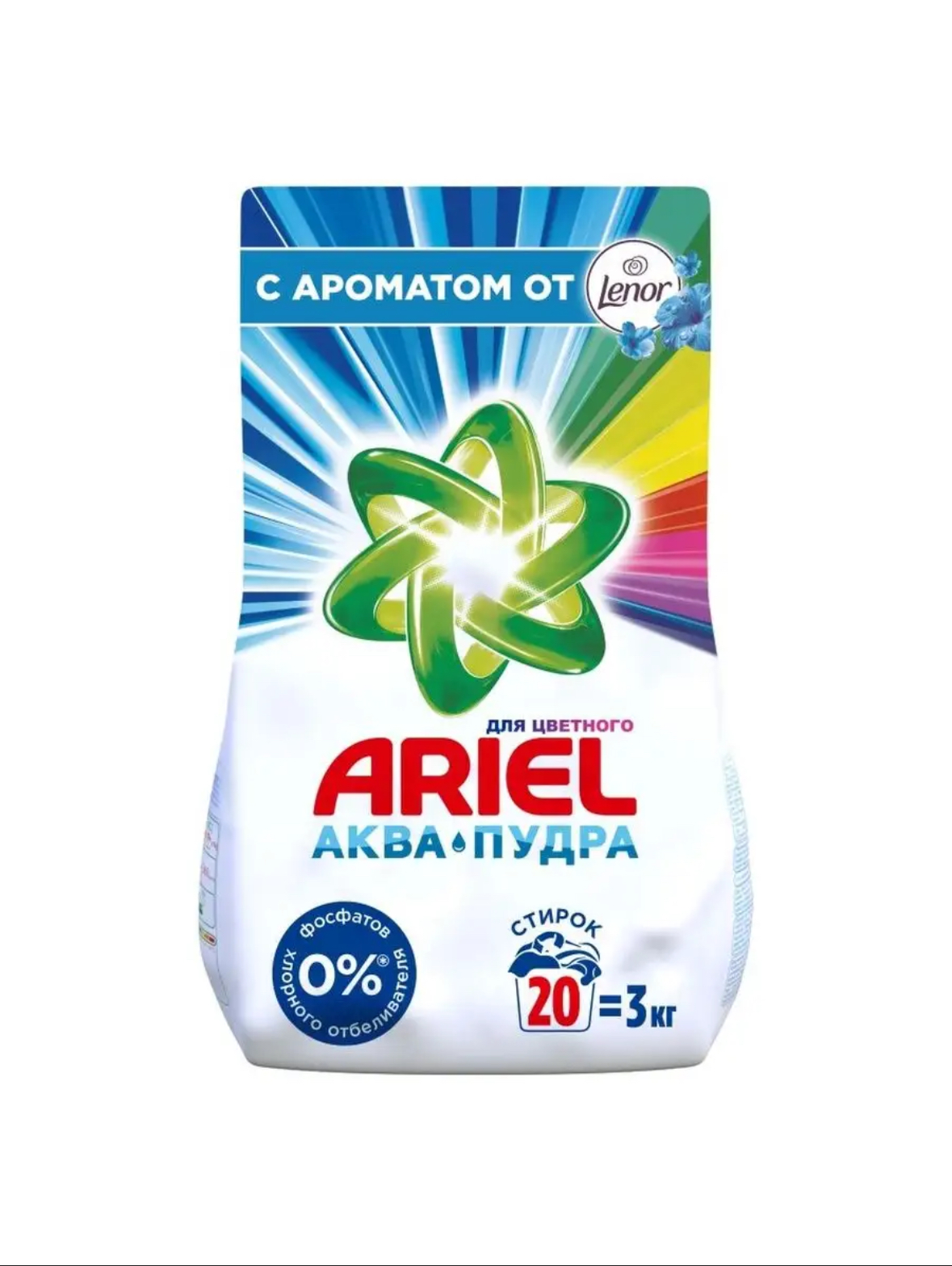 Порошок Ariel с ароматом от Lenor, 3кг