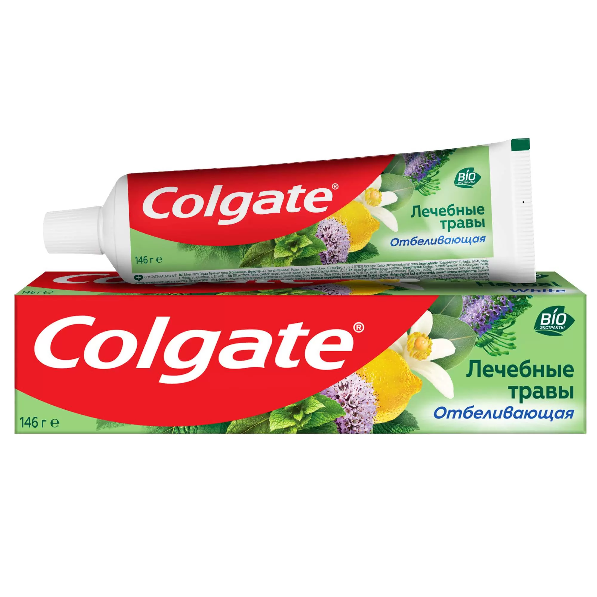 Зубная паста Colgate Лечебные травы отбеливающая, 100 мл 1 шт